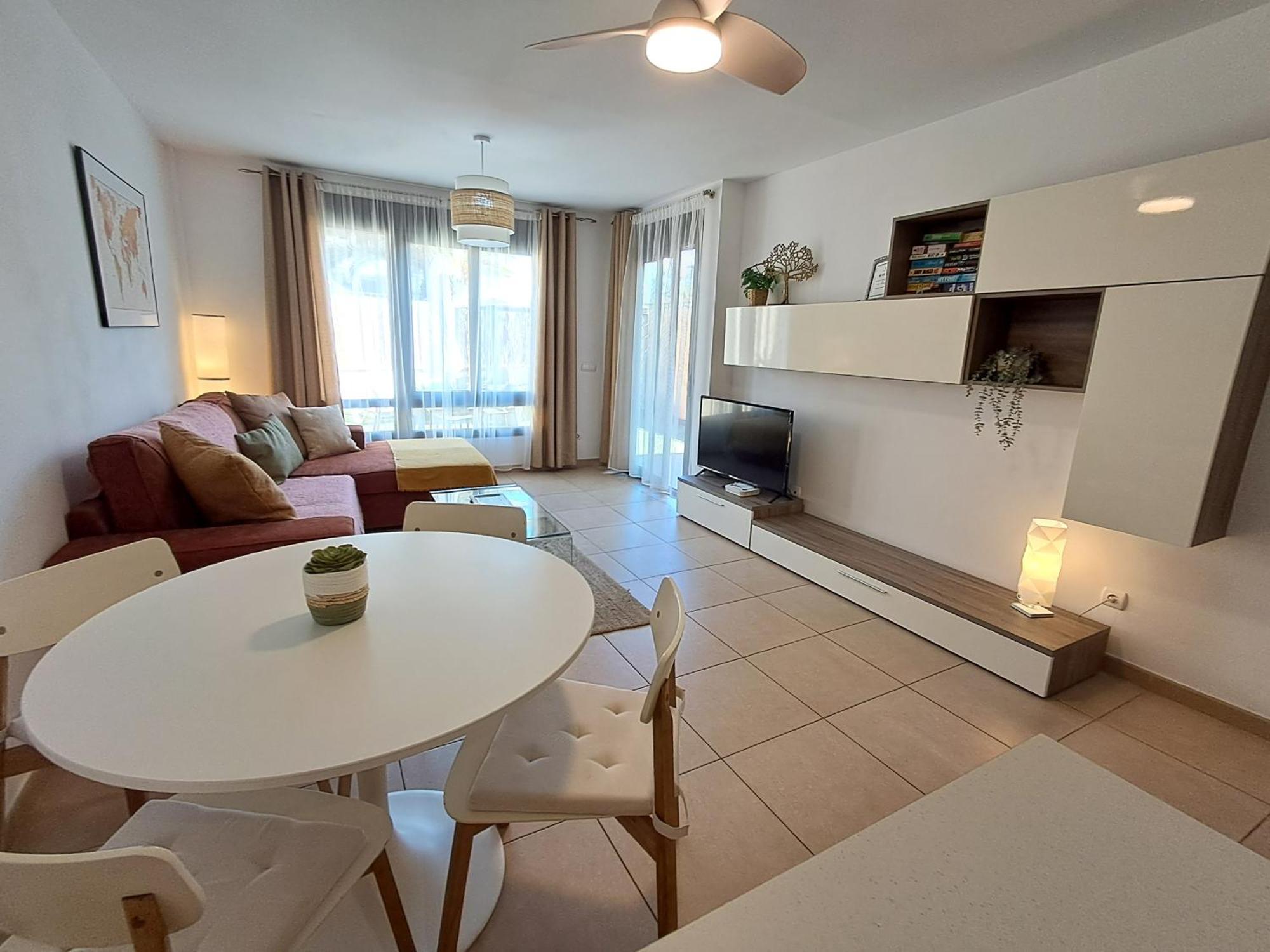 Spacious Apartment With Large Private Garden In Palm Mar Exteriör bild
